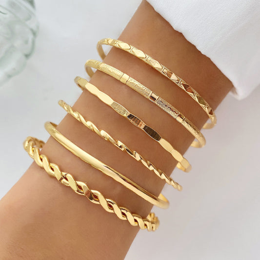 LUXE Bohemian Chain Bracelet Set