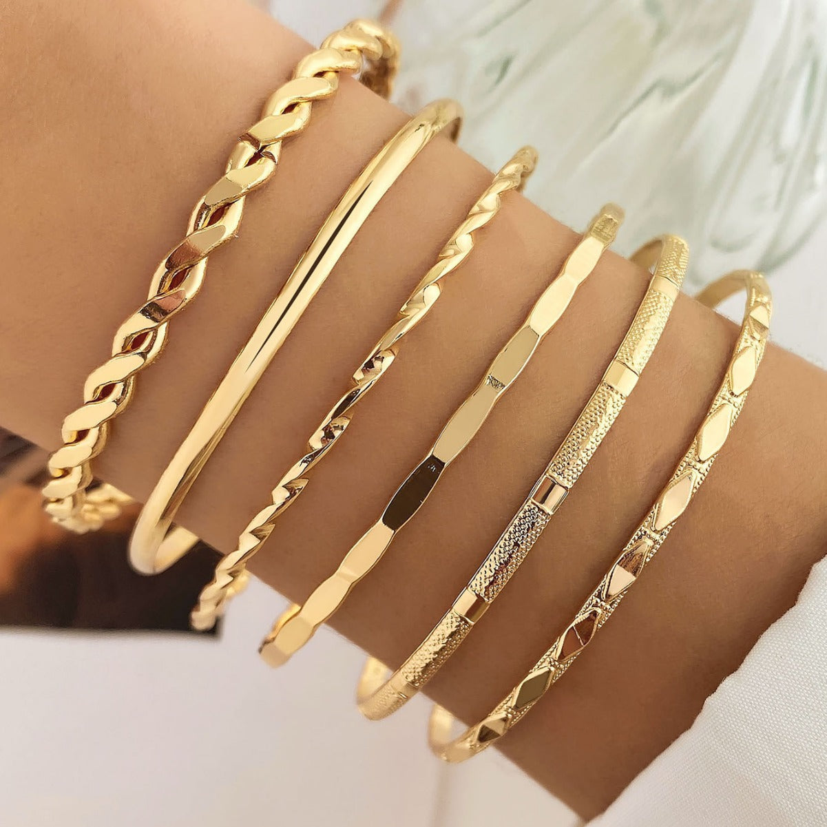 LUXE Bohemian Chain Bracelet Set